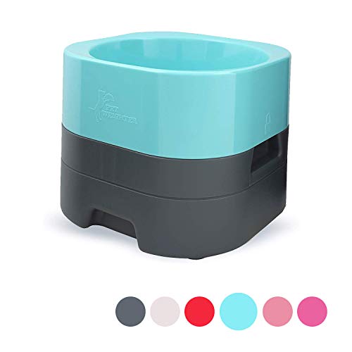 Product Cover PET WEIGHTER Raised Dog Bowl - Weighted Dog Bowl or Cat Bowl, No Spill! - Elevated Dog Bowls for Large Dogs & Small - No More Spills, Sliding or Cleaning Up!