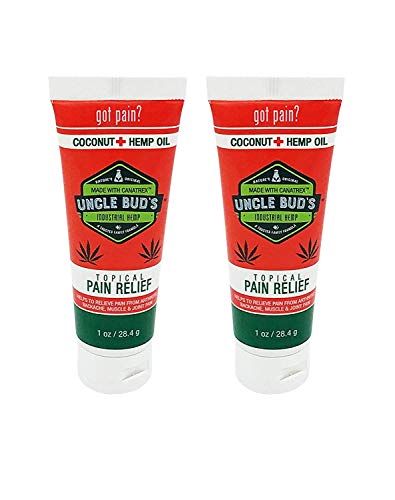 Product Cover Uncle Bud's 2-Pack Special - Topical Pain Relief Hemp Oil - 1oz per Tube
