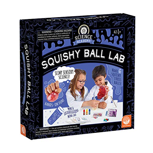 Product Cover MindWare Science Academy: Squishy Ball Lab, Kids Make 6 Squishy Stress Balls!