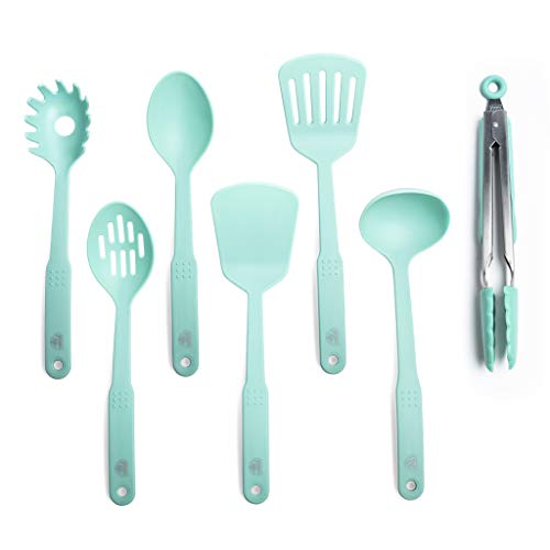 Product Cover GreenLife CC001729-001 Cooking Utensil Set, 7pc, Turqouise