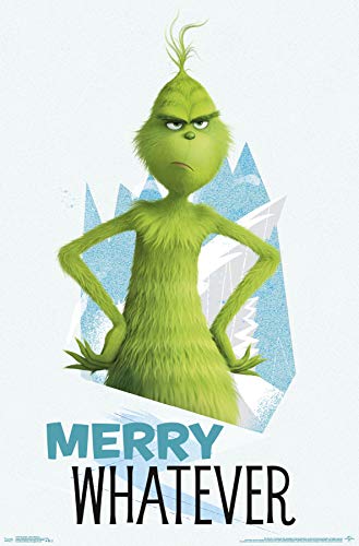 Product Cover Trends International The Grinch-Merry Whatever Wall Poster, 22.375