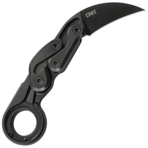 Product Cover CRKT Provoke Kinematic EDC Folding Pocket Knife: Morphing Karambit, D2 Blade Steel, Kinematic Pivot Action, Integrated Safety Lock, Low Profile Pocket Clip 4040