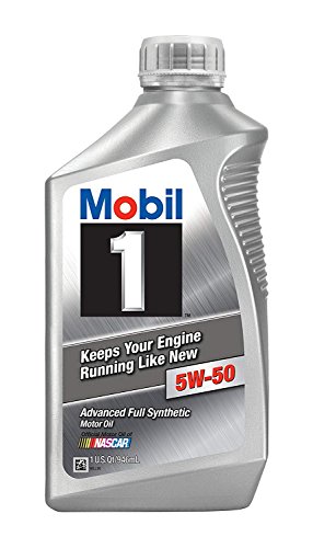 Product Cover Mobil 1 106035 5W-50 Rally Formula Motor Oil - 1 Quart Pack of 12