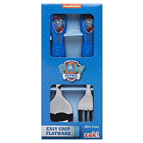 Product Cover Zak Paw Patrol Marshall Easy Grip Kids Flatware Fork And Spoon