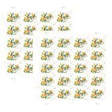Product Cover Love Flourishes 2 Sheets of 20 USPS First Class Forever Postage Stamps Wedding Love Valentine 40 Stamps