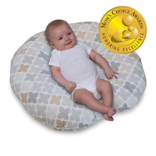 Product Cover Boppy Newborn Lounger, Gray Taupe Four Square