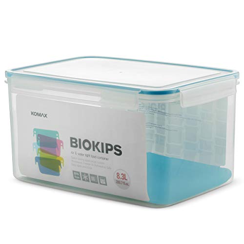Product Cover Komax Biokips 35-Cup Large Food Storage Container (280 oz.). Airtight Container Suitable for Bread, Rice, Flour, Dry, Bulk Food & Baking Supplies | Rectangular, BPA Free Storage Box With Locking Lid