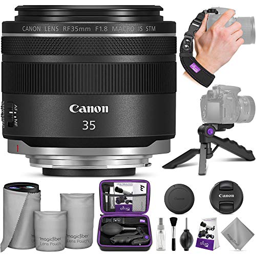 Product Cover Canon RF 35mm f/1.8 is Macro STM Lens with Altura Photo Essential Accessory Bundle