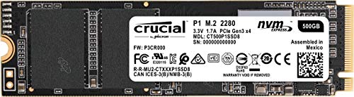 Product Cover CRUCIAL P1 500GB 3D NAND NVMe PCIe M.2 SSD (CT500P1SSD8)