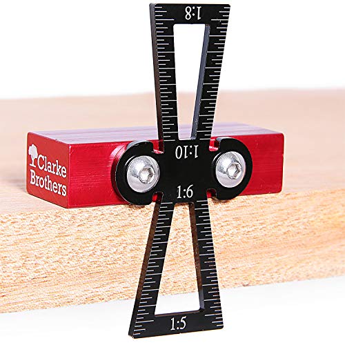 Product Cover Dovetail Marking Jig Dovetail Marker Guide Featuring 1:5 1:6 1:8 and 1:10 Slopes