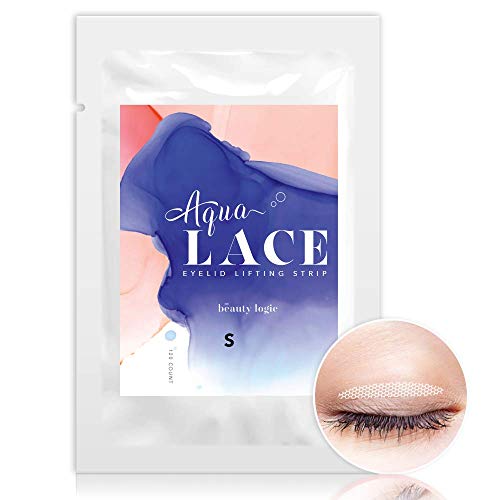Product Cover Beauty Logic Ultra Invisible Aqua Lace Eyelid Lifting Kit - LATEX FREE, NON-SURGICAL - Instant Eyelid Lifting Tape perfect for hooded, droopy, uneven or mono-eyelids, NO GLARE GUARANTEED-Small