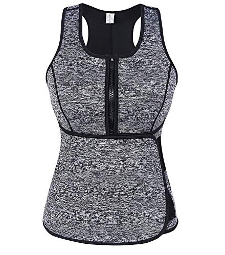 Product Cover Sweat Vest Waist Trainer for Women Weight Loss Neoprene Sauna Slimming Vest with Adjustable Waist Trimmer Belt