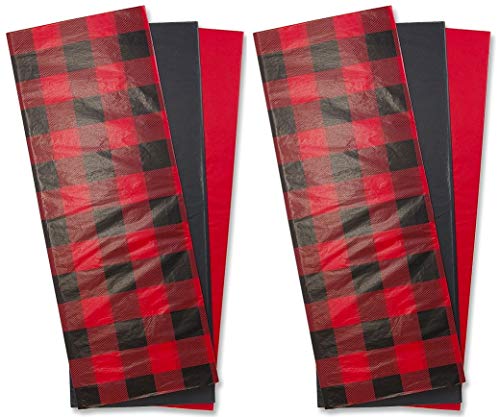 Product Cover HAPPY DEALS ~ Christmas Tissue - 36 Sheets 20x20 inch Buffalo Plaid Assortment