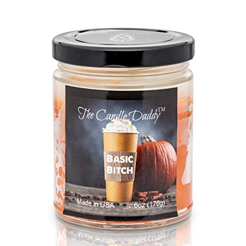 Product Cover Pumpkin Spice Candle - Fun and Funny -6 Ounce- 40 Hour Burn - Basic - Poured in Small Batches in USA