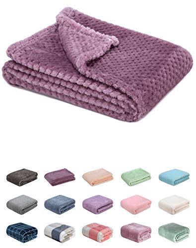 Product Cover Fuzzy Blanket or Fluffy Blanket for Baby Girl or boy, Soft Warm Cozy Coral Fleece Toddler, Infant or Newborn Receiving Blanket for Crib, Stroller, Travel, Decorative (28Wx40L, XS-Burgundy)