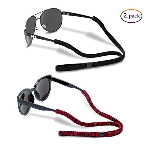 Product Cover Men's Eyeglass Chains, Adjustable Glasses Straps, Sports Unisex Sunglass Retainer Holder Strap