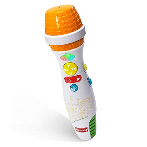 Product Cover Kidzlane Kids Karaoke Microphone with Bluetooth, Voice Changer, and 10 Built-in Nursery Rhymes