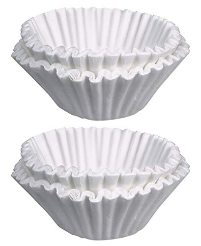 Product Cover Tupkee Commercial Large Coffee Filters - 12-Cup Coffee Filters, 1000-count, White - Compatible with Wilbur Curtis, Bloomfield, Bunn Coffee Maker Filters