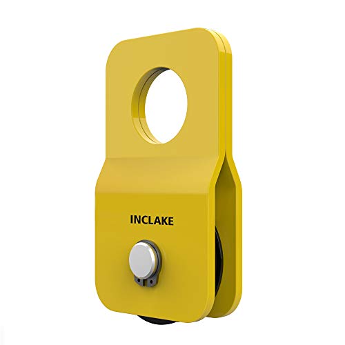 Product Cover INCLAKE Snatch Block (Max 4.8 Ton 10,500LBS) Winch Pulley Block 10,500lbs Capacity, Rope Diameter Up to 10mm 0.4 Inch for UTV ATV Recovery or Industrial Use
