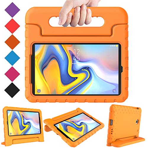 Product Cover BMOUO Kids Case for Samsung Galaxy Tab A 8.0 2018 SM-T387, Shockproof Light Weight Protective Handle Stand Kids Case for Galaxy Tab A 8.0 Inch 2018 Release SM-T387 - Orange