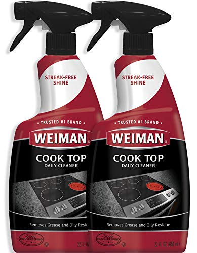 Product Cover Weiman Cook Top Daily Cleaner [2 Pack] Streak Free, Residue Free, Non-Abrasive Formula, 22 fl. Oz