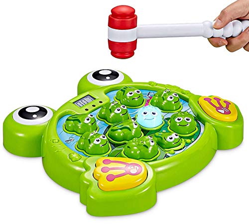 Product Cover Interactive Whack A Frog TG702 - Fun Gift For Boys & Girls Of Age 3 4 5 6 7 8, Learning, Active, Early Developmental STEM Pounding Toy For Toddlers