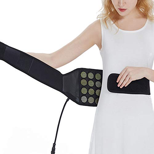 Product Cover UTK Jade Back Far Infrared Heating Pad for Back Pain, Infrared Heating Wraps for Cramps - Far Infrared Therapy Back Brace for Thigh, Lumbar, Stomach Pain, EMF Free, Auto Off, Smart Controller