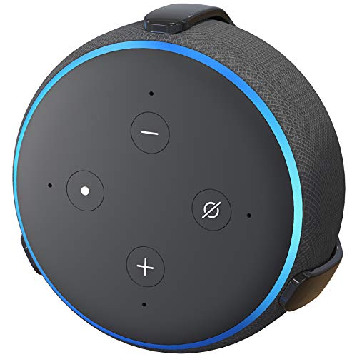 Product Cover TotalMount Echo Dot (3rd Gen) Hole-Free Wall Mount (Black) - Eliminates Need to Drill Holes in Your Wall