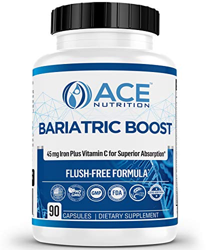 Product Cover New & REFORMULATED Bariatric Boost One-A-Day Multivitamin 90 Day Supply with 45mg Iron Post Gastric Bypass Sleeve Surgery | Non-GMO, Gluten Free, Bariatric Multivitamin Made in USA |