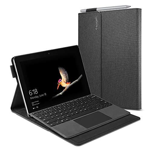Product Cover Spigen Stand Folio Designed for Microsoft Surface Go Case 10 inch (2018) - Charcoal Gray