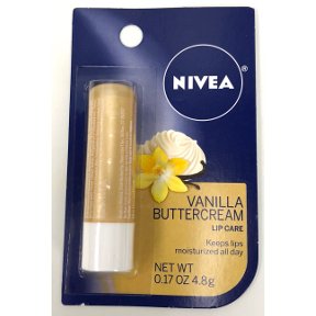 Product Cover Nivea Lip Care Vanilla Butter Cream 0.17 Ounce Carded (6 Pieces)