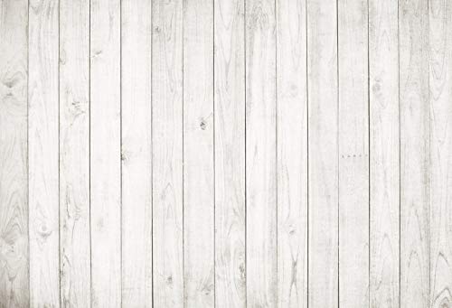 Product Cover Yeele 7x5ft Vintage Wood Backdrop Retro Rustic White and Gray Wooden Floor Background for Photography Kids Adult Photo Booth Video Shoot Vinyl Studio Props