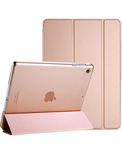 Product Cover ProCase Smart Case for iPad Air 1st Edition, Ultra Slim Lightweight Stand Protective Case Shell with Translucent Frosted Back Cover for Apple iPad Air 2013 Model (A1474 A1475 A1476) -Rosegold