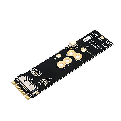 Product Cover BCM94360CD/BCM94360CS2/BCM943224PCIEBT2 12+6Pin WiFi Bluetooth Card to NGFF(M.2) Key M Adapter for Mac OS
