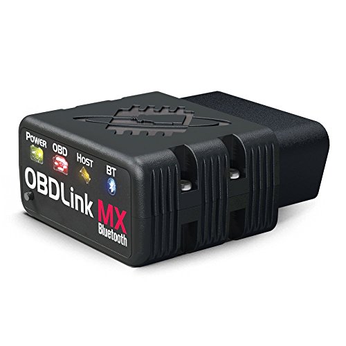 Product Cover OBDLink MX+ Bluetooth OBD2 Scanner Turns Your iPhone, iPad, Android, Kindle Fire or Windows Device into a Professional-Grade Diagnostic Scan Tool, Trip Computer, and Real-time Performance Monitor.