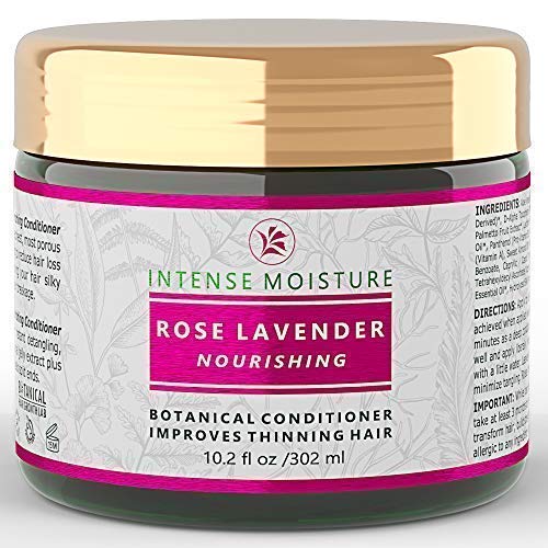 Product Cover Botanical Hair Growth Lab Conditioner for Hair Loss Prevention Postpartum Alopecia Rose - Lavender Intense Moisture Nourishing with Argan Oil Vitamins for Dry Damaged Hair 10.2 Fl Oz