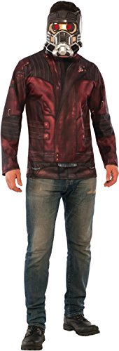 Product Cover Rubie's Men's Marvel Guardians of the Galaxy Vol. 2 Star-Lord Costume Top and Mask