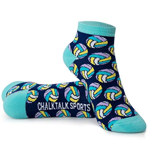 Product Cover Volleyball Athletic Ankle Socks | Colorful Volleyballs