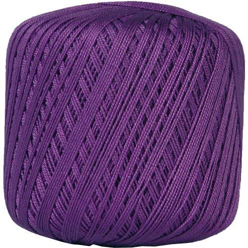 Product Cover Threadart 100% Pure Cotton Crochet Thread - Size 10 - Color 30 - PURPLE