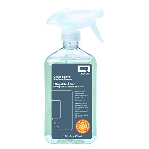 Product Cover Quartet Glass Whiteboard/Dry Erase Board Cleaner, 17 oz, Orange Scented (562)
