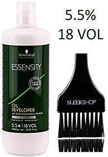 Product Cover Schwarzkopf Essensity OIL DEVELOPER, Phytolipid Technology (STYLIST KIT) Plant-Based Oil, Natural Beeswax Activating Lotion Hydrogen Peroxide, 33.8 oz / 1000 ml (5.5% ; 18 volume)