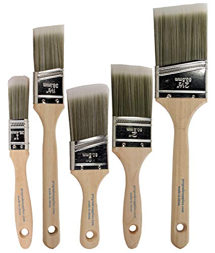 Product Cover Pro Grade - Paint Brushes - 5 Ea - Paint Brush Set