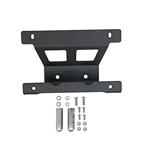 Product Cover EAG Rear Spare Tire License Plate Relocation Bracket Fit for 2007-2018 Jeep Wrangler JK
