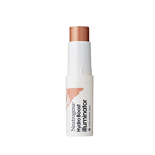Product Cover Neutrogena Hydro Boost Illuminator Makeup Stick with Hyaluronic Acid, Moisturizing Highlighter to Improve & Illuminate Skin, Dermatologist-Tested with Mistake-Proof Application, Rose, 0.29 oz