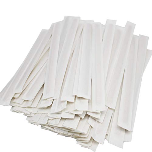 Product Cover WWYICHEN 100pcs 7 Inch Disposable Independent Wrapped Wooden Coffee Beverage Stirrers