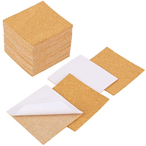 Product Cover Apipi 40 Pack Self-Adhesive Cork Squares - 4