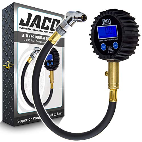 Product Cover JACO ElitePro Digital Tire Pressure Gauge - Professional Accuracy - 200 PSI