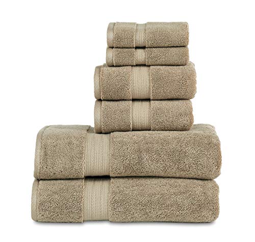 Product Cover 800 GSM 6 Piece Towels Set, 100% Cotton, Premium Hotel & Spa Quality, Highly Absorbent, 2 Bath Towels 27