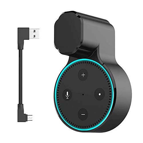 Product Cover MTSmart Outlet Wall Mount Stand for Home Speaker (2nd Generation),Holder Hanger Bracket Case for Home Voice Assistants, Space Saving Accessories Without Messy Wires or Screws- Black 1 Pack
