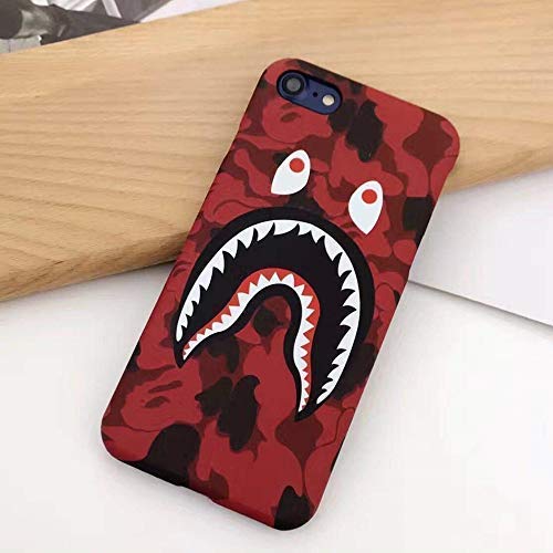 Product Cover for iPhone Bape Case, NCANGU A Bathing Ape (Bape) Slim Protective Premium Hard Case for iPhone (Red Camo, 6/6s-4.7